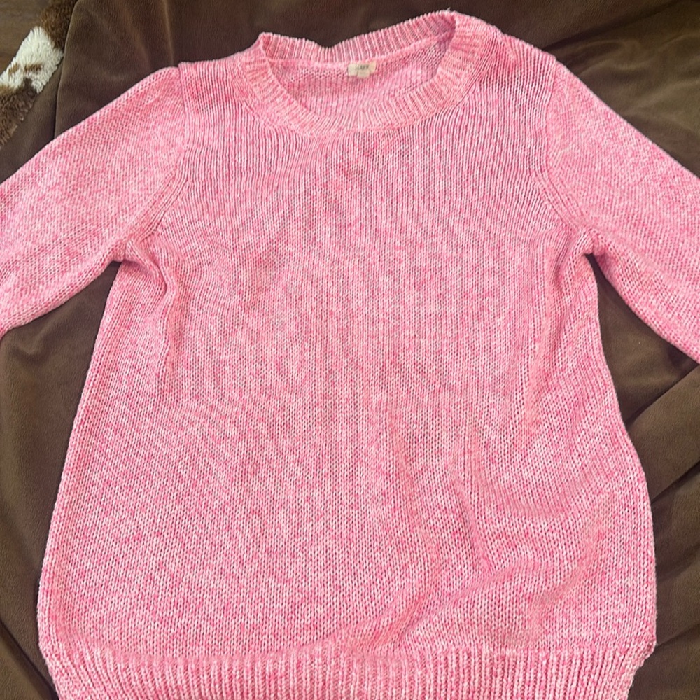 J.crew sweater, pink ￼